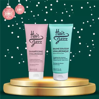 Jõulumüük! HAIR JAZZ šampoon + hüaluroonhappega parandav palsam!